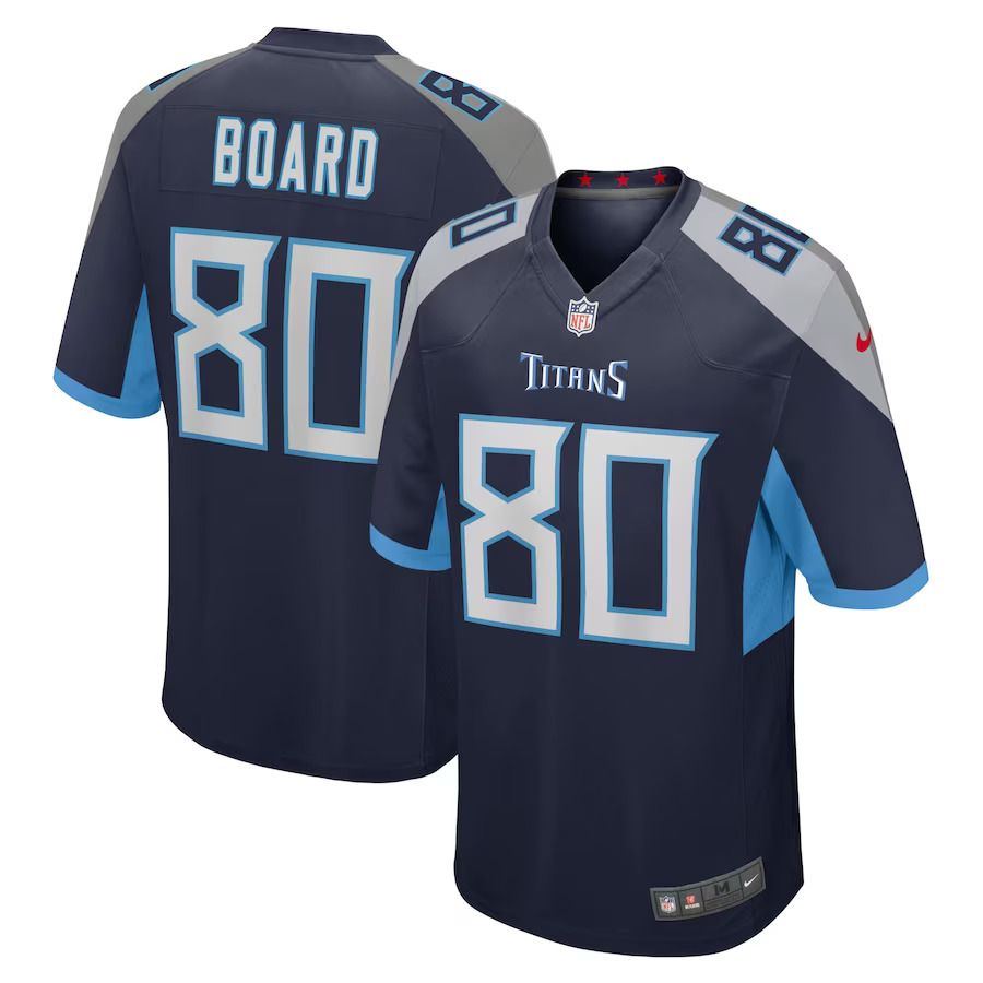 Men Tennessee Titans #80 C.J. Board Nike Navy Home Game Player NFL Jersey->tennessee titans->NFL Jersey